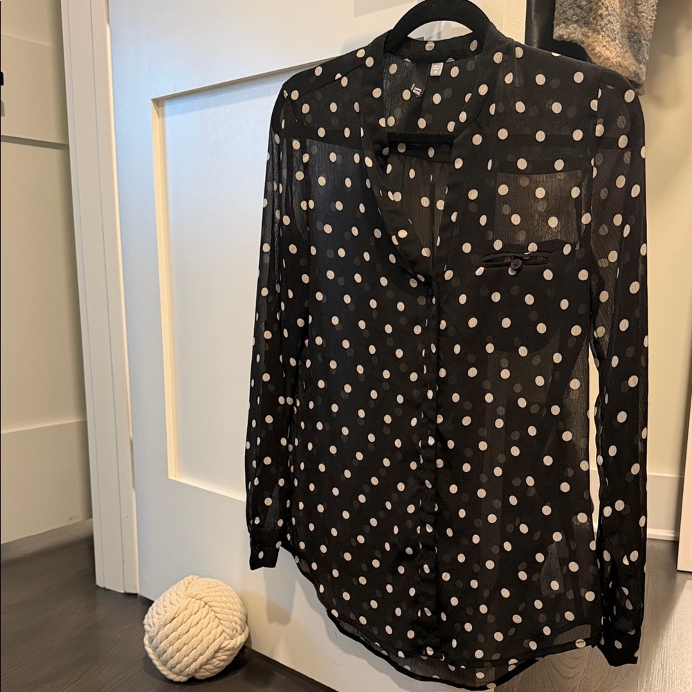 Polka dot blouse